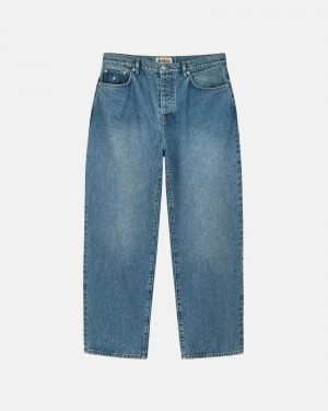 Stussy Big Ol' Denim Jeans Blau | 63908-QWDY