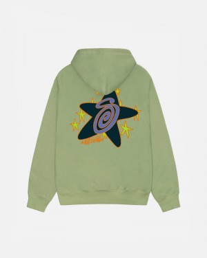 Stussy Galaxy Hoodie Grün | 29863-SRDM