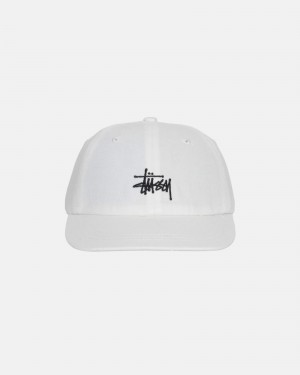 Stussy Low Pro Basic Stock Strapback Hüte Beige | 64503-IVGB