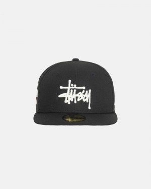 Stussy New Era 59fifty Authentic Hüte Schwarz | 80317-GTOR