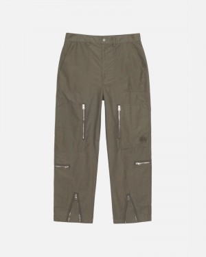 Stussy Nyco Flight Hose Olivgrün | 16509-DQES