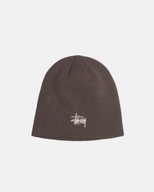 Stussy Skullcap Basic Hüte Dunkelgrau | 86179-UNAK