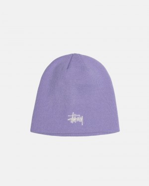 Stussy Skullcap Basic Hüte Lila | 78451-BUCQ