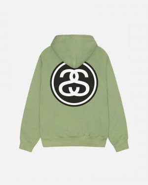 Stussy Ss-Link Hoodie Grün | 94236-PHYL