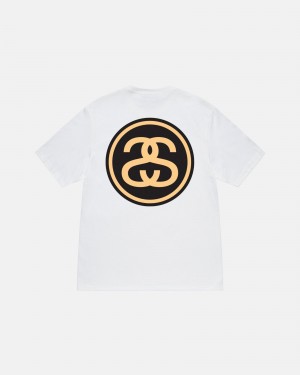 Stussy Ss-Link T-shirts Weiß | 87062-TVQO