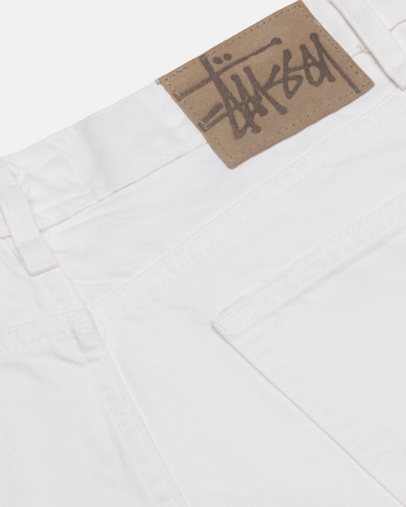 Stussy Big Ol' Overdyed Jeans Beige | 16730-YPSD