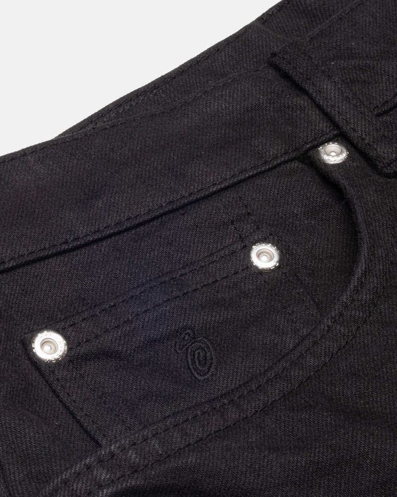 Stussy Big Ol' Overdyed Jeans Schwarz | 53817-XAUZ