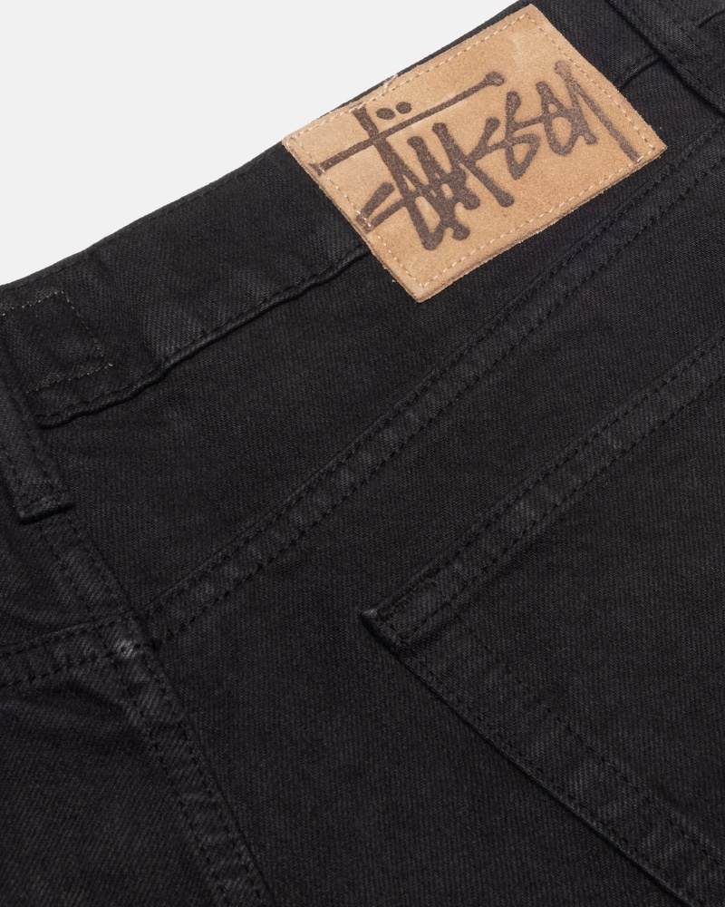 Stussy Big Ol' Overdyed Jeans Schwarz | 53817-XAUZ