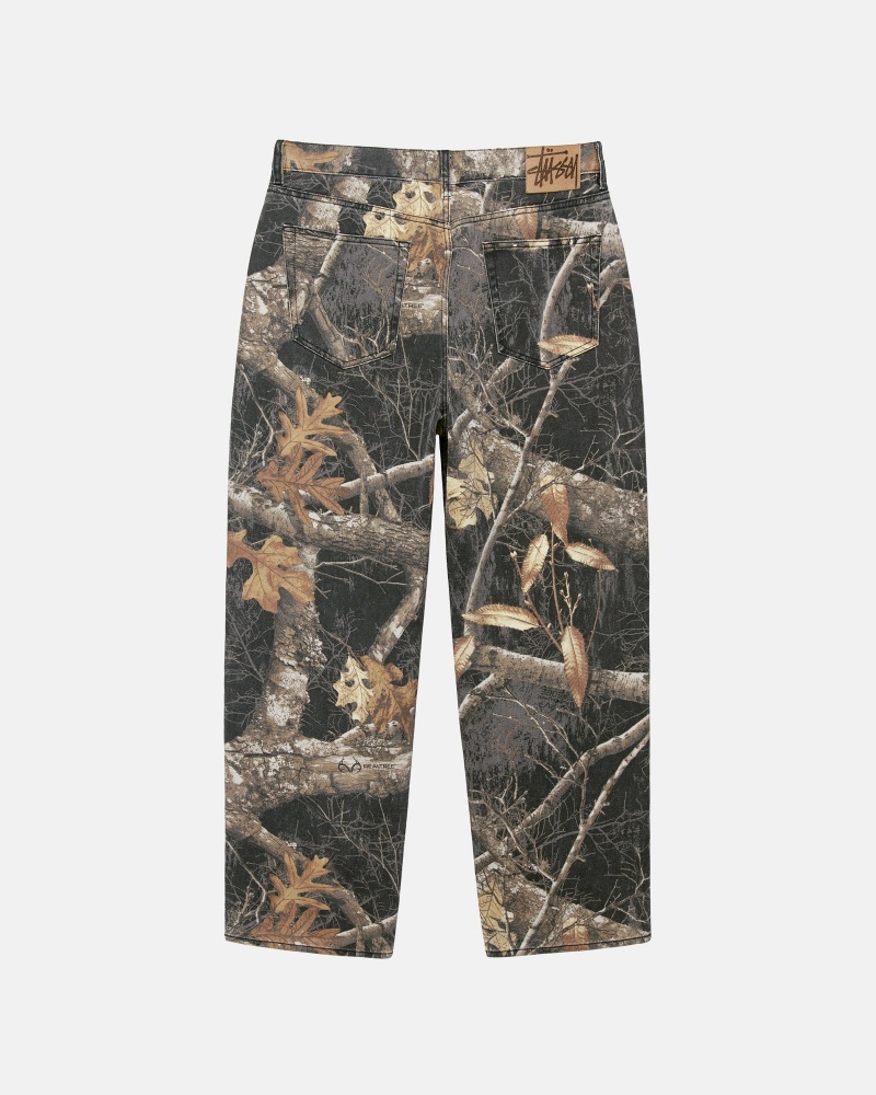 Stussy Big Ol' Realtree Edge Jeans Schwarz | 37820-PZYD