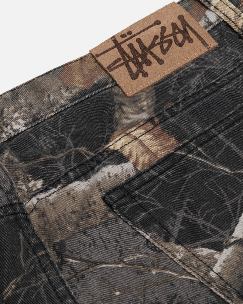 Stussy Big Ol' Realtree Edge Jeans Schwarz | 37820-PZYD