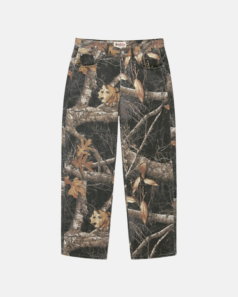 Stussy Big Ol\' Realtree Edge Jeans Schwarz | 37820-PZYD