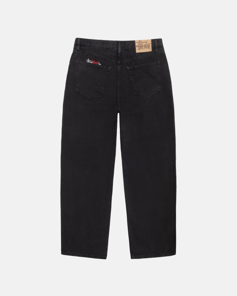 Stussy Big Ol' Washed Canvas Jeans Schwarz | 41362-DGQU