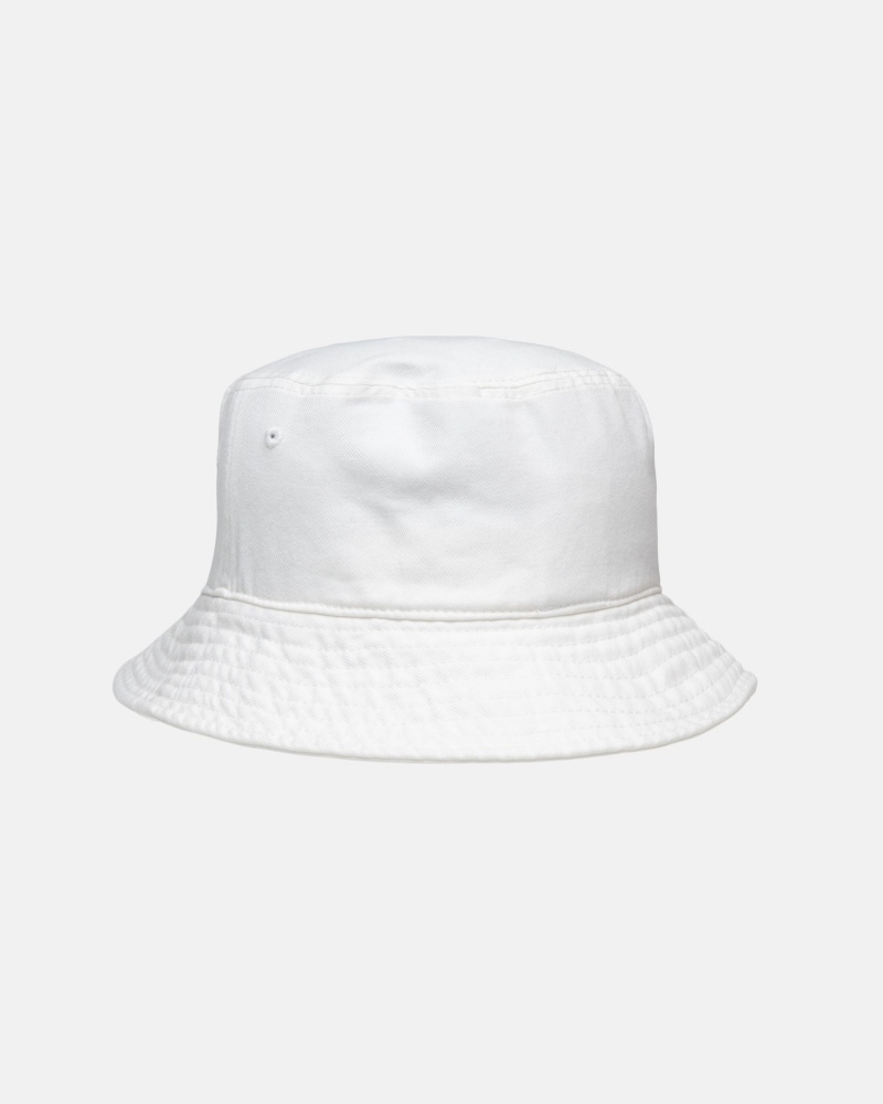 Stussy Bucket Big Stock Hüte Beige | 85091-BEFD