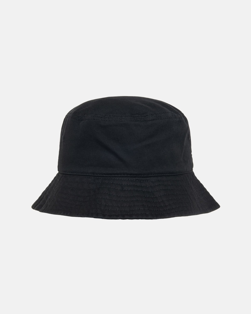 Stussy Bucket Stock Hüte Schwarz | 01872-OCBX