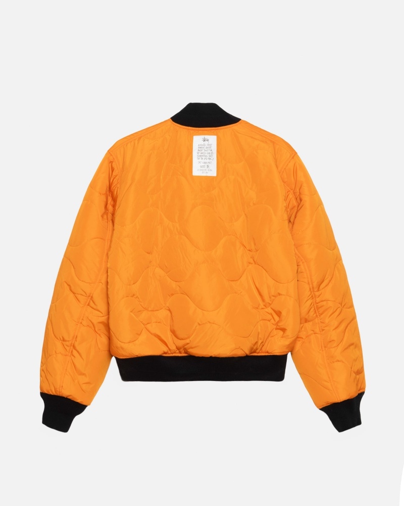 Stussy Built Reversible Bomber Jacken Schwarz | 58642-FAZG