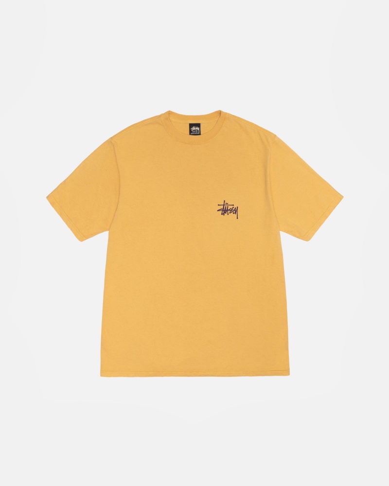 Stussy Built Tough T-shirts Orange | 25183-ZLNC