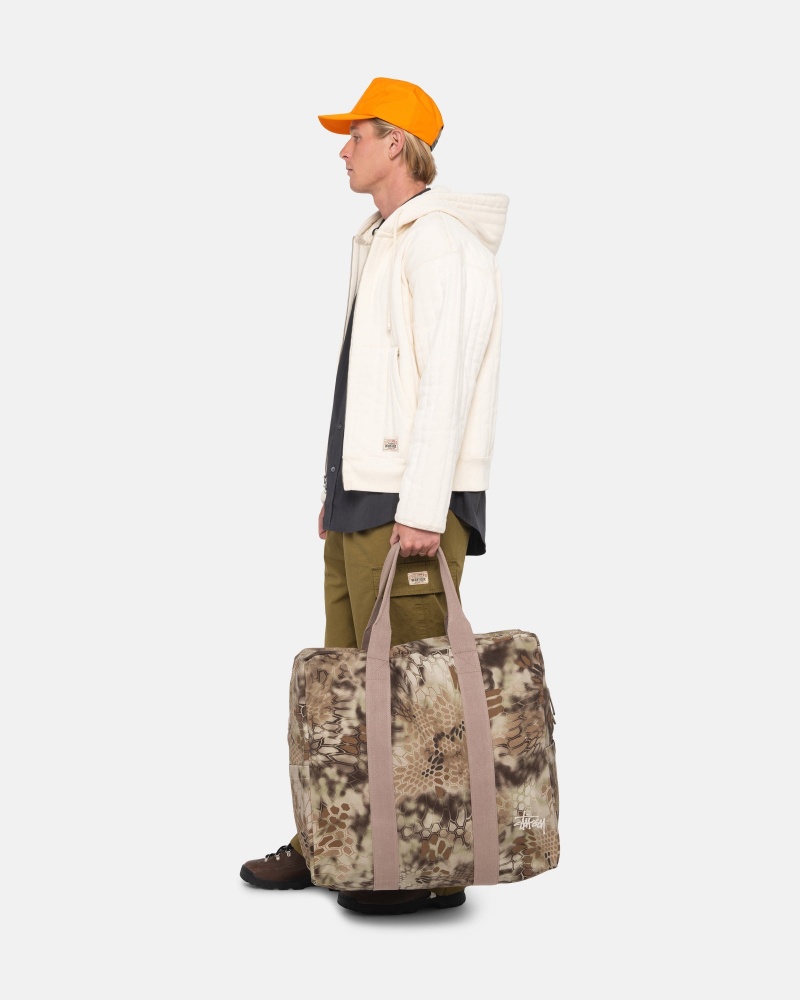 Stussy Canvas Flight Taschen Olivgrün | 89240-BXPK