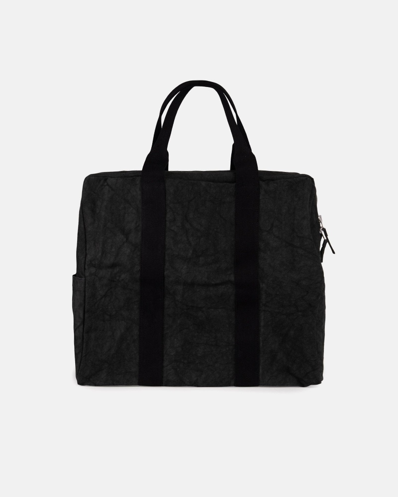 Stussy Canvas Flight Taschen Schwarz | 78526-IGBF