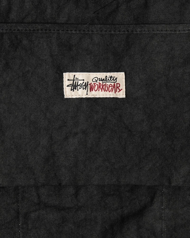 Stussy Canvas Flight Taschen Schwarz | 78526-IGBF