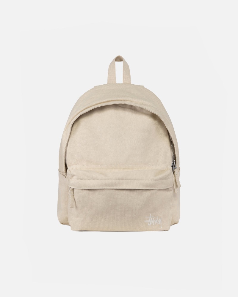 Stussy Canvas Rucksack Beige | 46309-SCPN