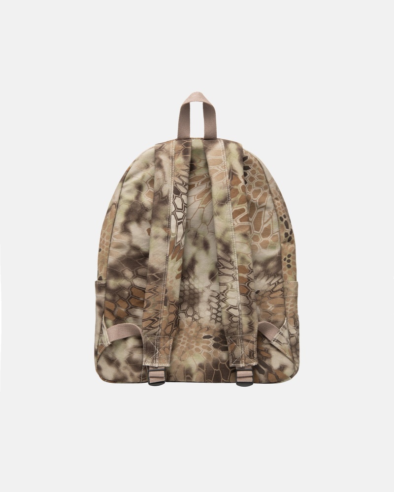 Stussy Canvas Rucksack Olivgrün | 12750-HBJM