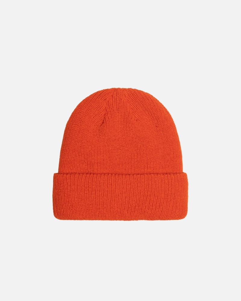 Stussy Cuff Beanie Basic Hüte Orange | 48916-SVIE