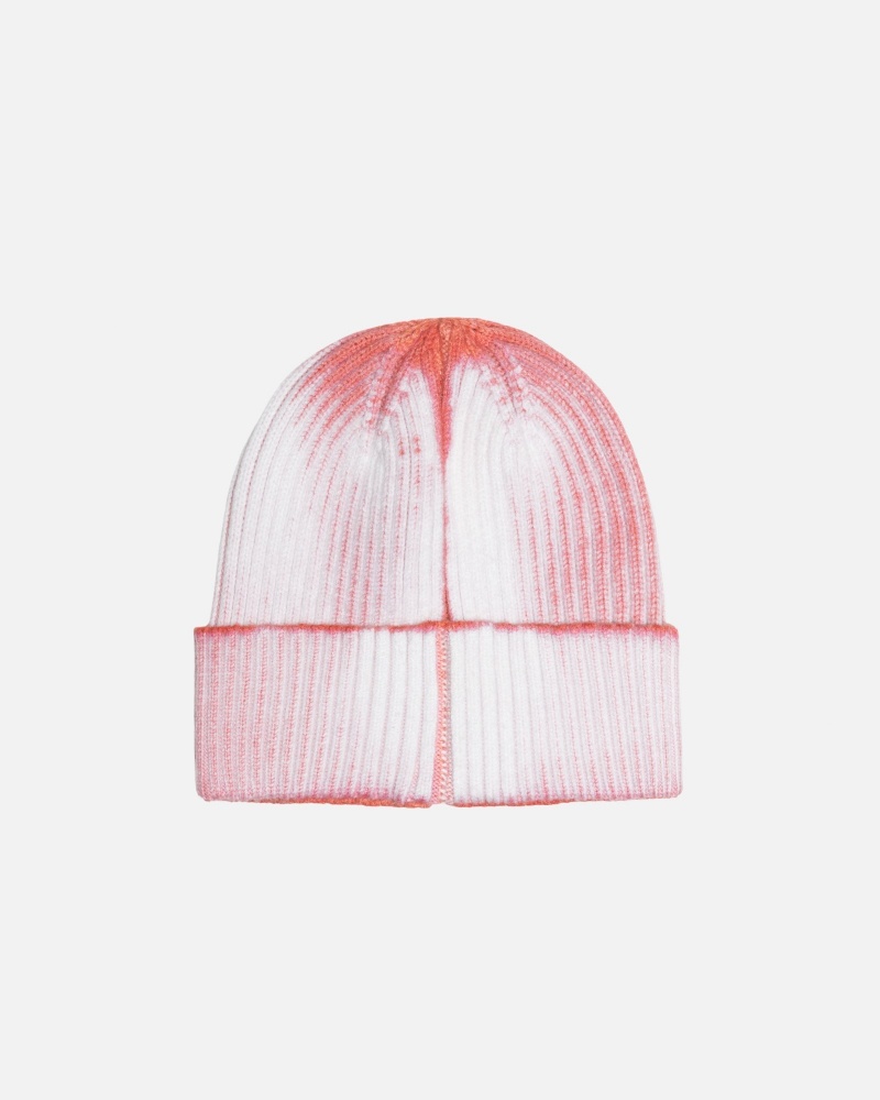 Stussy Cuff Beanie Workgear Spray Hüte Orange | 83605-GITW