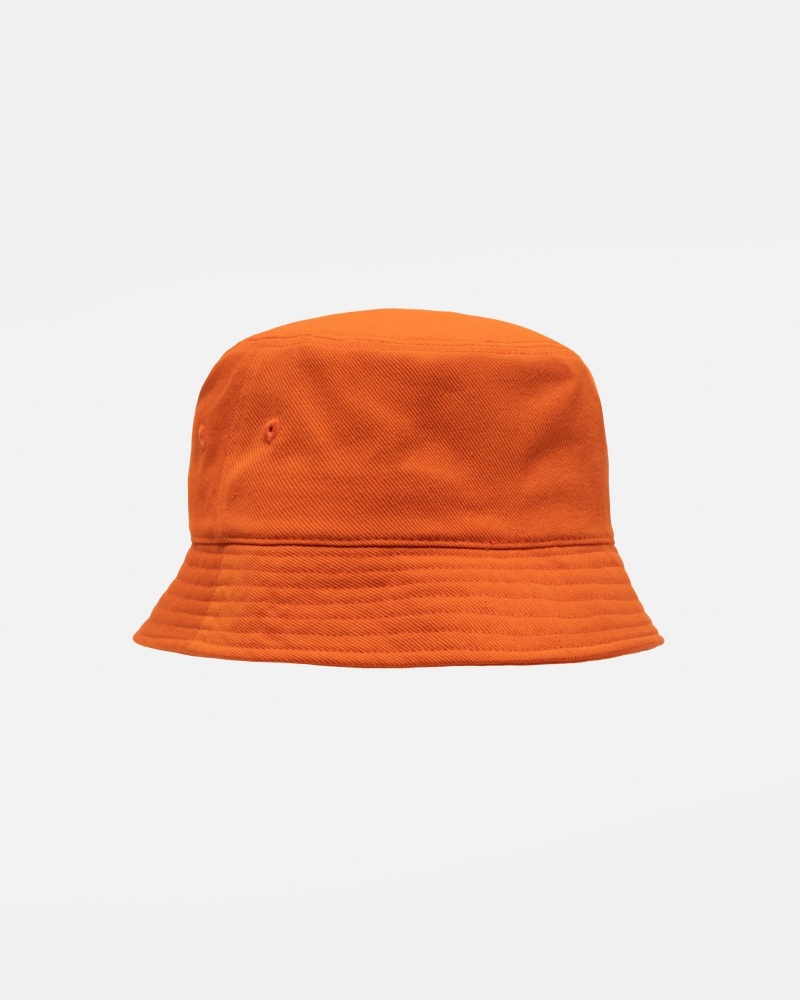 Stussy Deep Bucket Ss Link Hüte Orange | 21534-WCDH