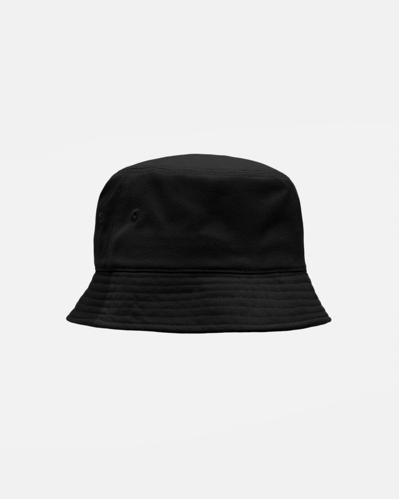 Stussy Deep Bucket Ss Link Hüte Schwarz | 60538-YXNQ