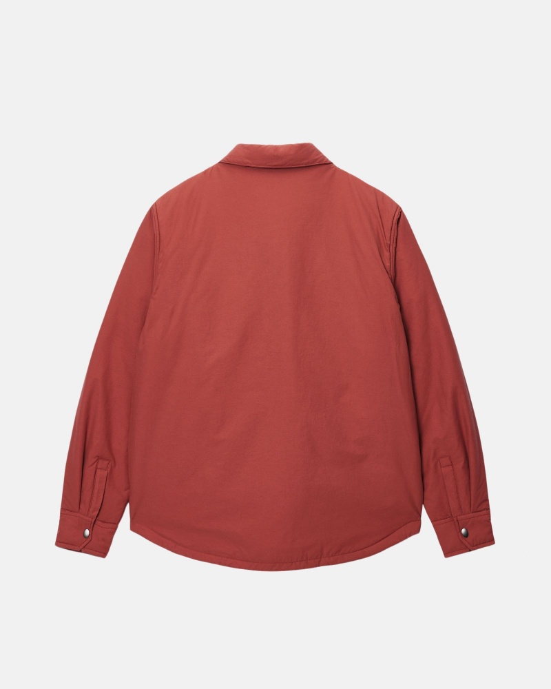 Stussy Gepolstert Tech Over Shirts     Dunkelrot | 16348-MWLV