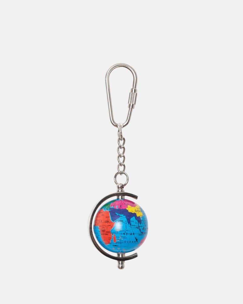 Stussy Globe Keychain Mehrfarbig | 57140-NJKB