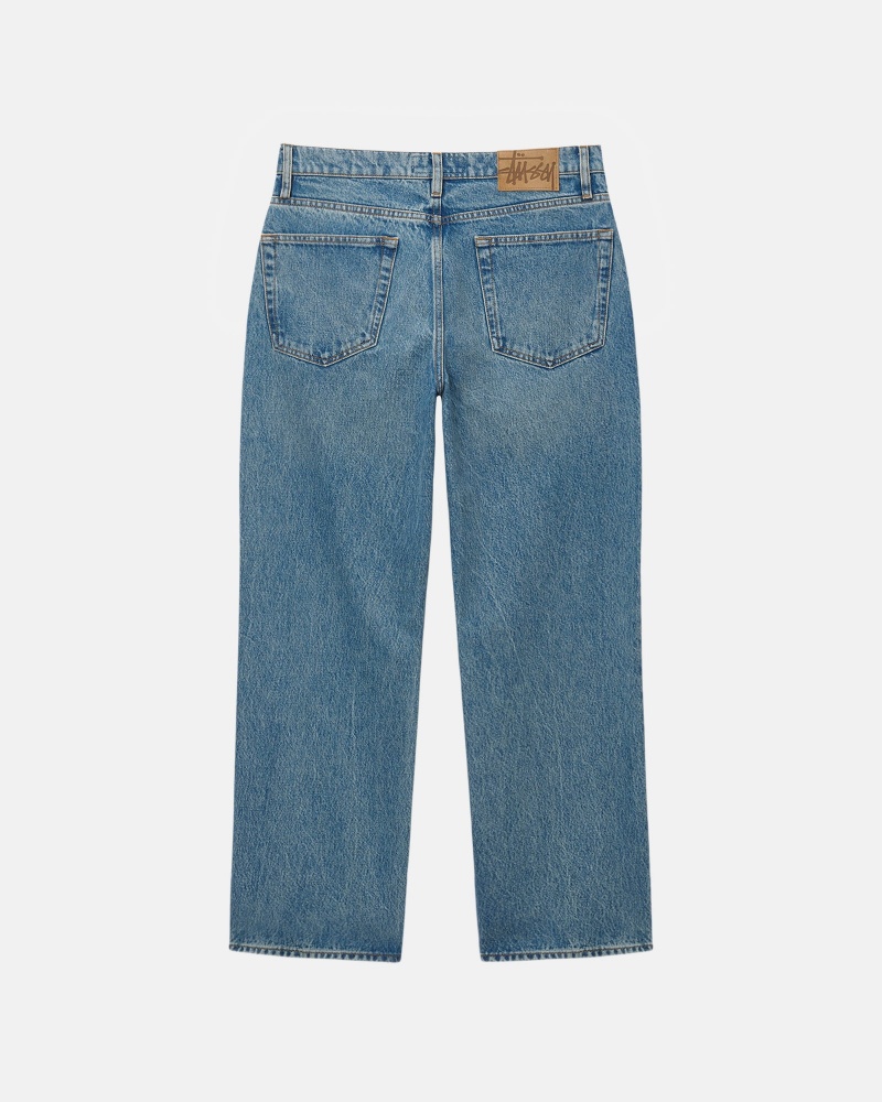 Stussy Klassische Denim Jeans Blau | 45803-AHZN