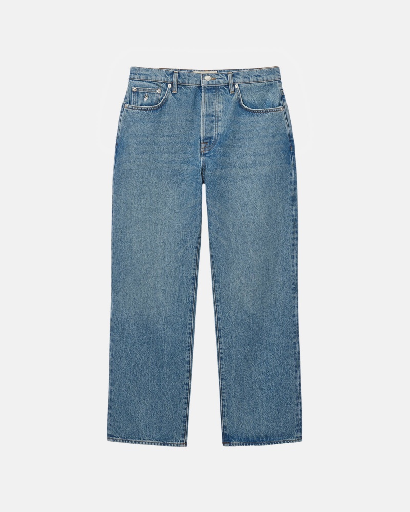 Stussy Klassische Denim Jeans Blau | 45803-AHZN