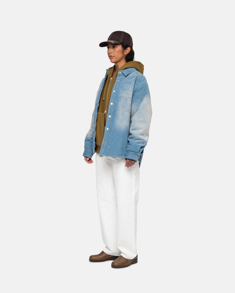 Stussy Klassische Overdyed Jeans Beige | 45291-OTMD