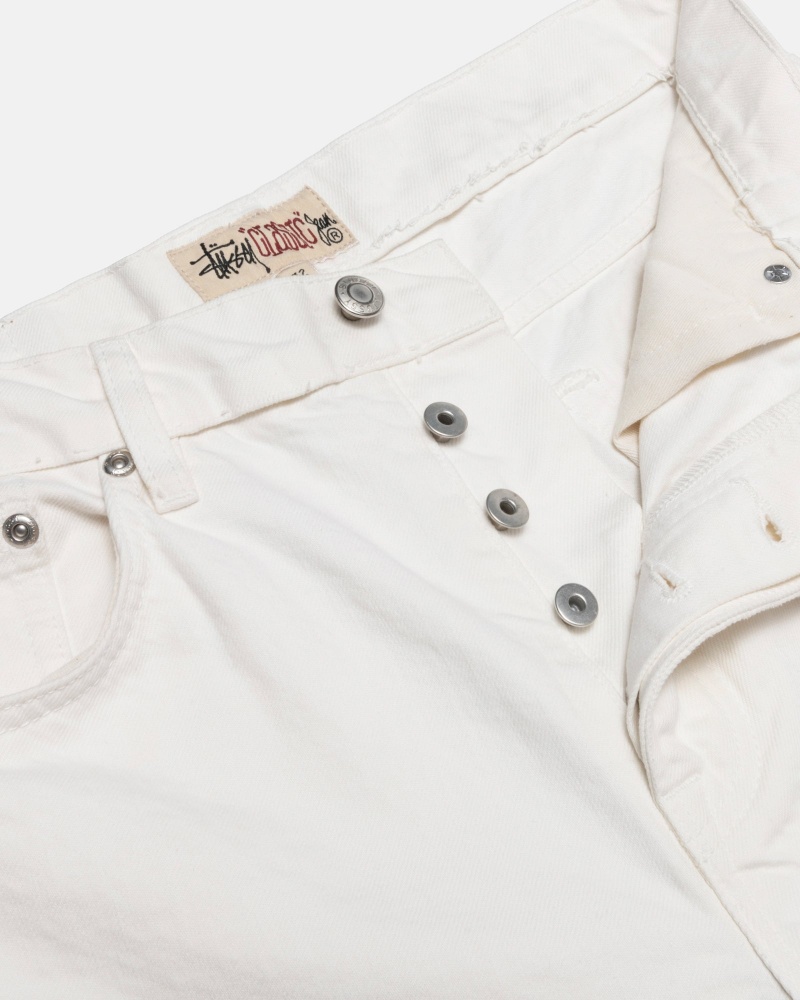 Stussy Klassische Overdyed Jeans Beige | 45291-OTMD