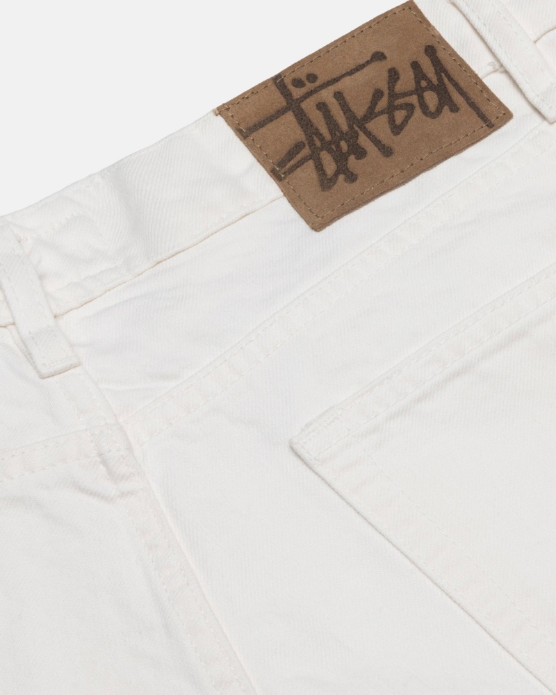 Stussy Klassische Overdyed Jeans Beige | 45291-OTMD