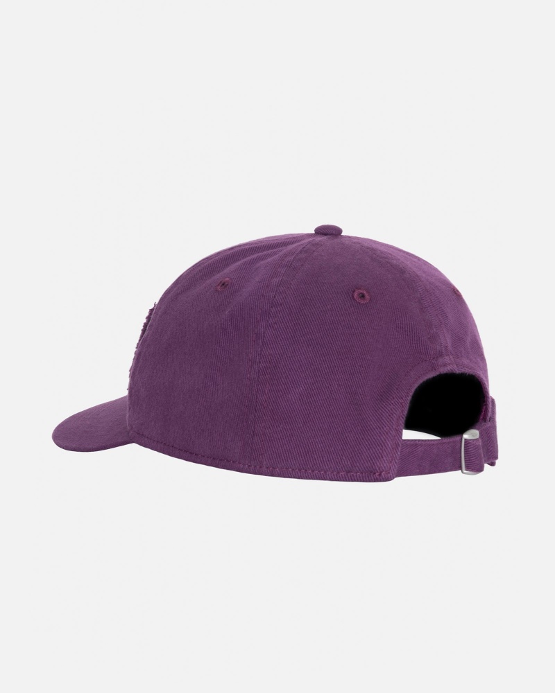 Stussy Low Pro Copyright Applique Strapback Hüte Lila | 94385-IGCR