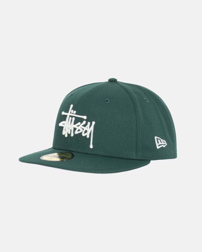 Stussy New Era 59fifty Authentic Hüte Grün | 29376-KYRZ