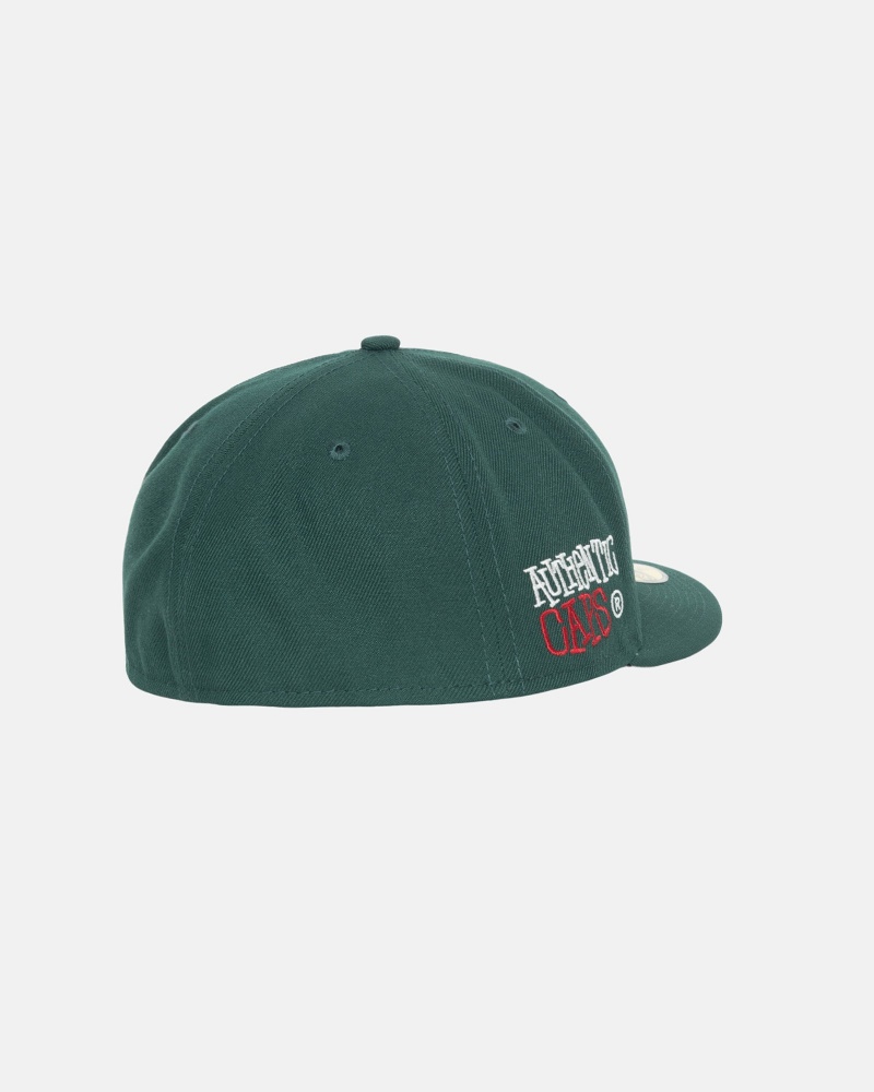 Stussy New Era 59fifty Authentic Hüte Grün | 29376-KYRZ