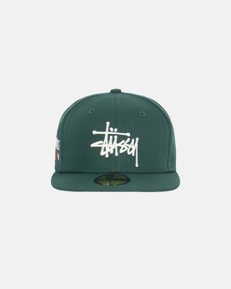 Stussy New Era 59fifty Authentic Hüte Grün | 29376-KYRZ