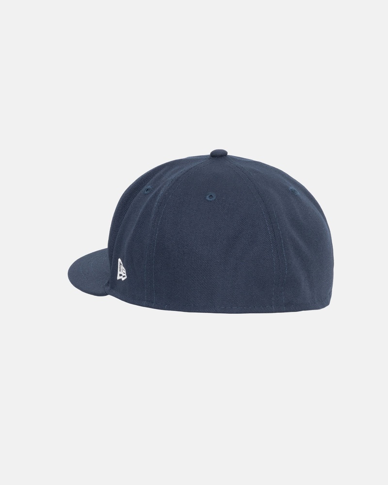 Stussy New Era 59fifty Authentic Hüte Navy | 97642-PTBY