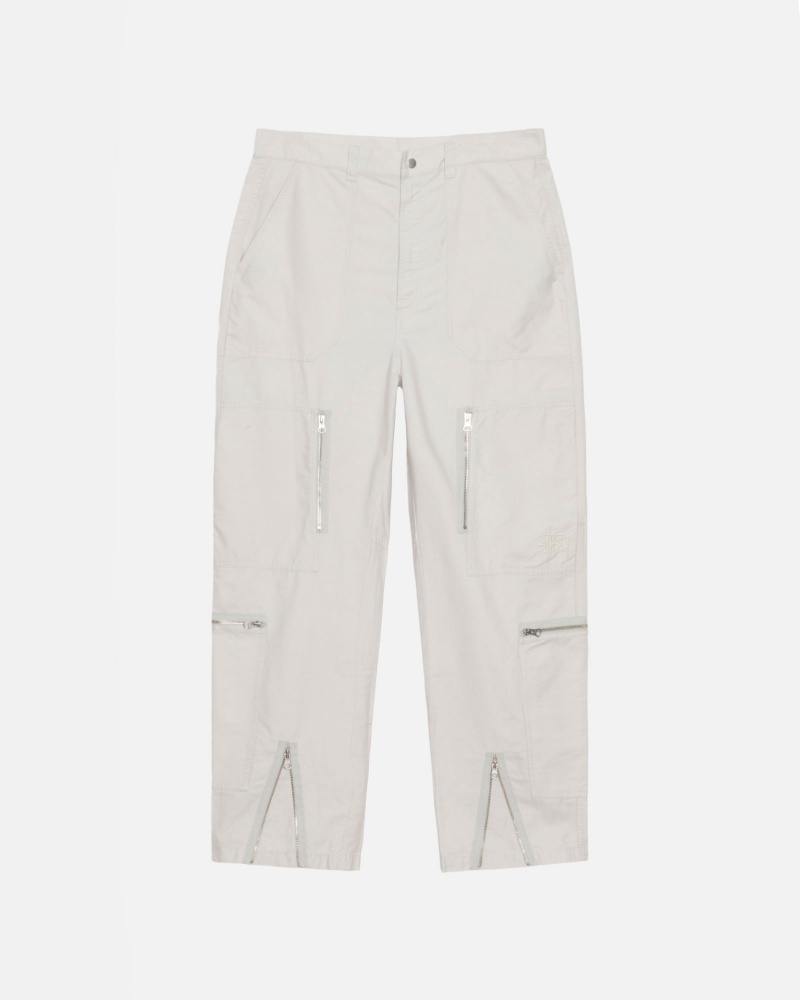 Stussy Nyco Flight Hose Weiß | 12736-IXCA