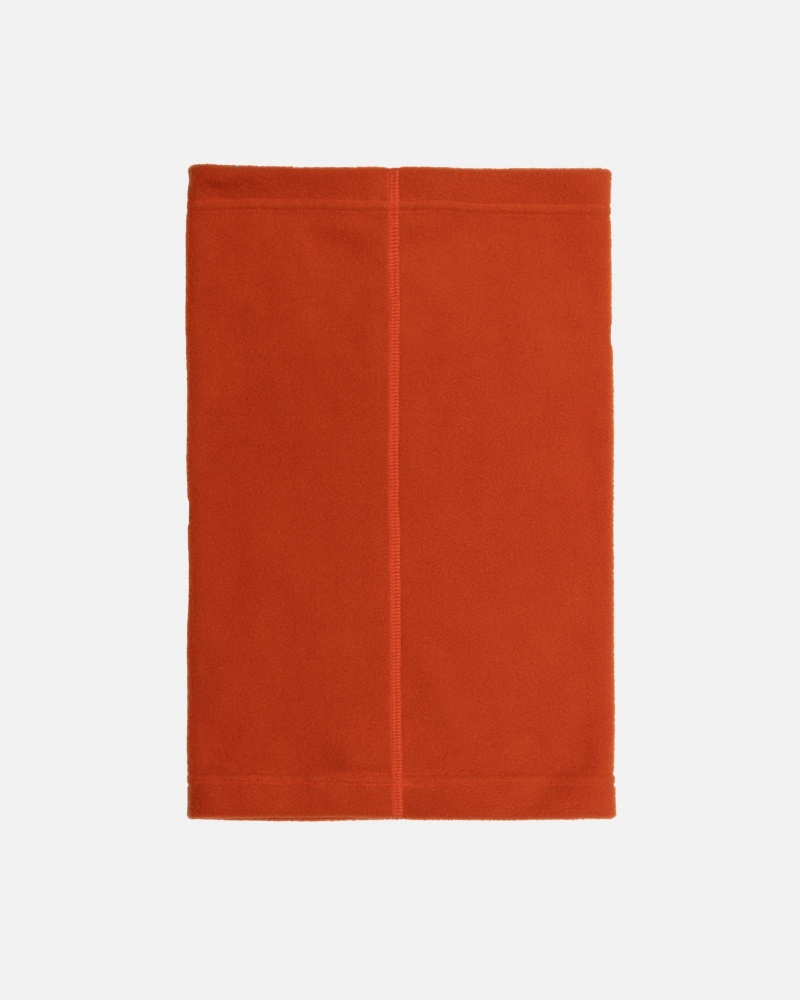 Stussy Polar Fleece Nackenwärmer Orange | 58013-PRBY