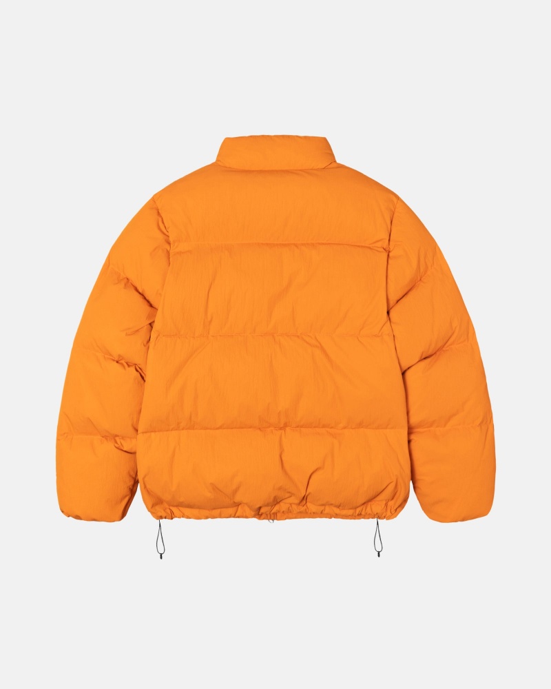 Stussy Puffer Nylon Daunenjacken Orange | 23701-ENQL