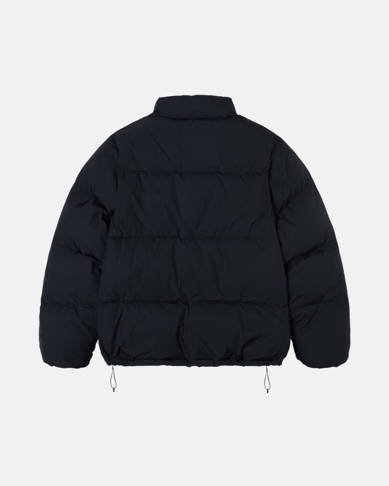 Stussy Puffer Nylon Daunenjacken Schwarz | 98013-LIXY