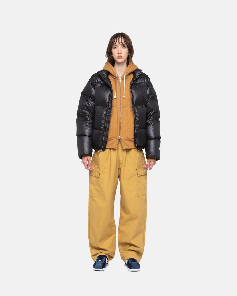 Stussy Puffer Parachute Ripstop Daunenjacken Grau | 18026-DLNP