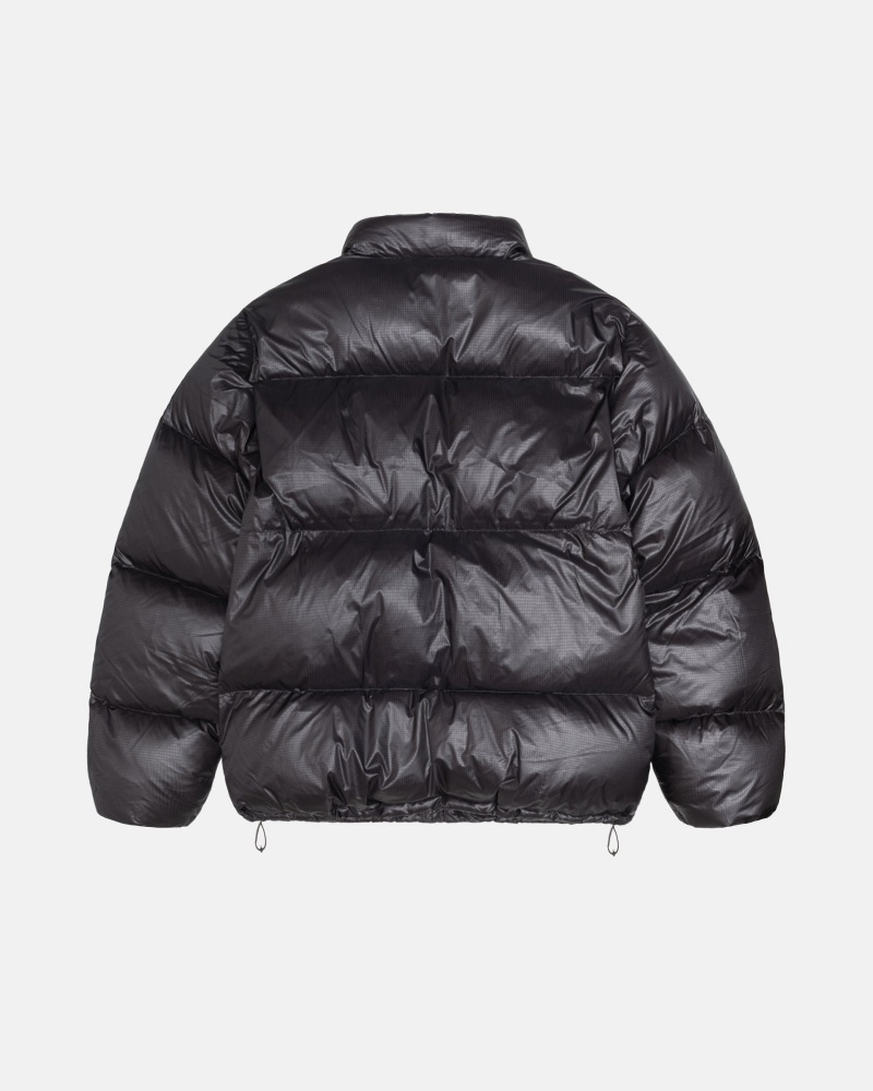 Stussy Puffer Parachute Ripstop Daunenjacken Grau | 18026-DLNP