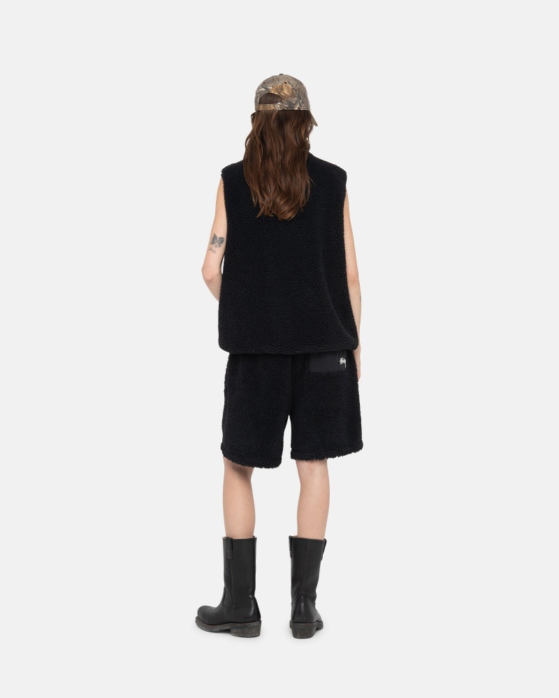 Stussy Sherpa Kurze Hose Schwarz | 17432-PFNO