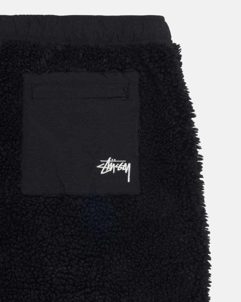 Stussy Sherpa Kurze Hose Schwarz | 17432-PFNO