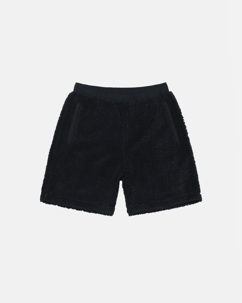 Stussy Sherpa Kurze Hose Schwarz | 17432-PFNO